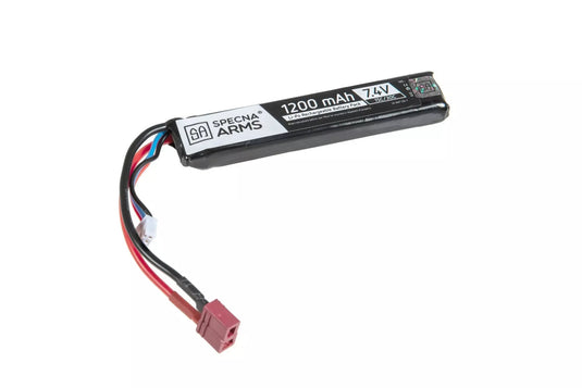 Li-Po 7,4V 1200mAh 15/30C Batterij - T-Connect (Deans) - Specna Arms
