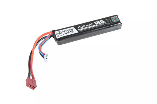 Li-Po 11,1V 1100mAh 20/40C Batterij - T-Connect (Deans) - Specna Arms