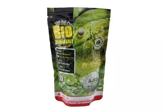 G&G 0.25g Bio BB's - 2000pcs